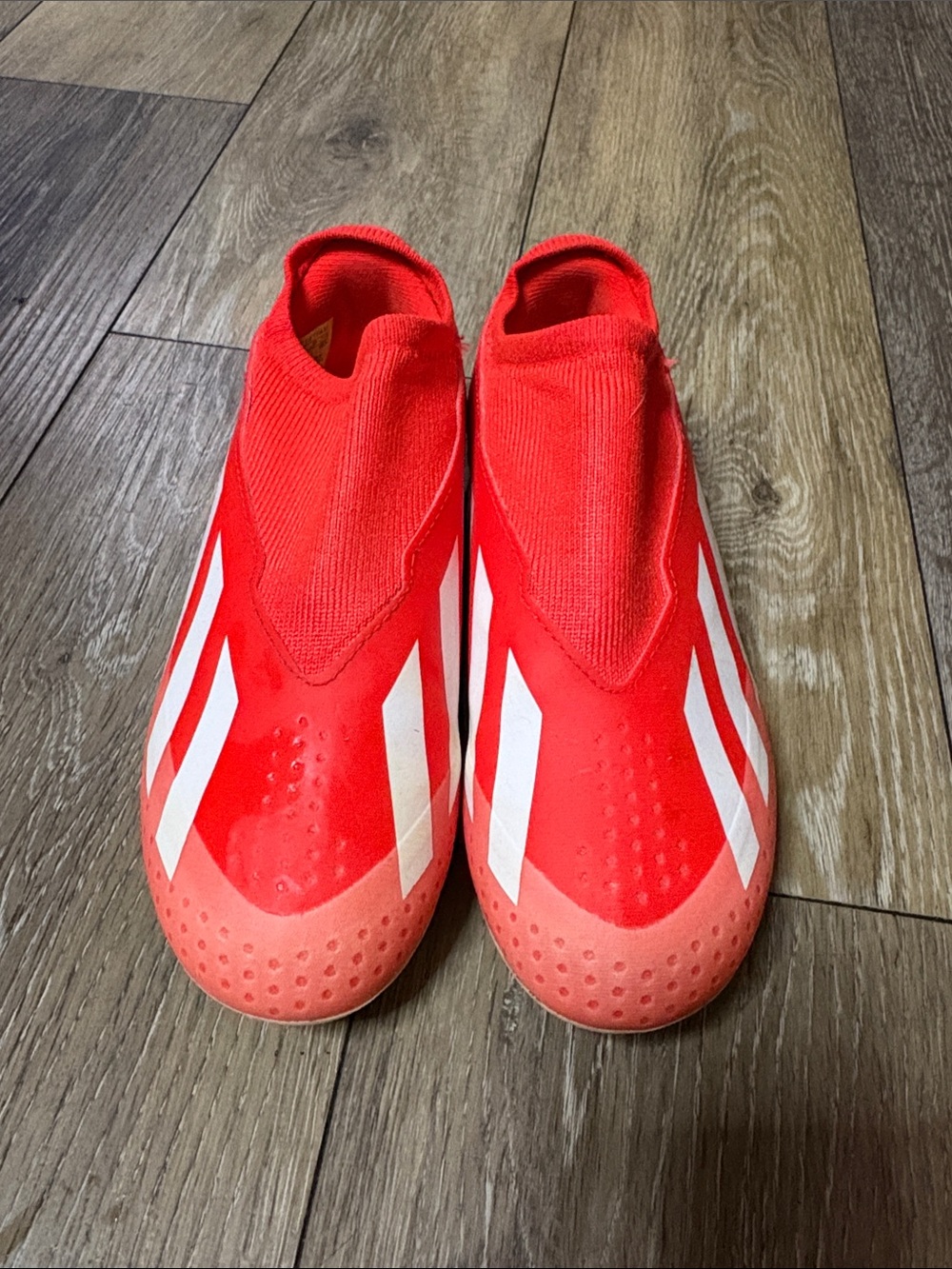 Adidas crazy Fast  Kids size  1 Bright Red Slip-On Athletic Sneakers
